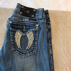 Miss Me Women's Blue Embellished Jeans
